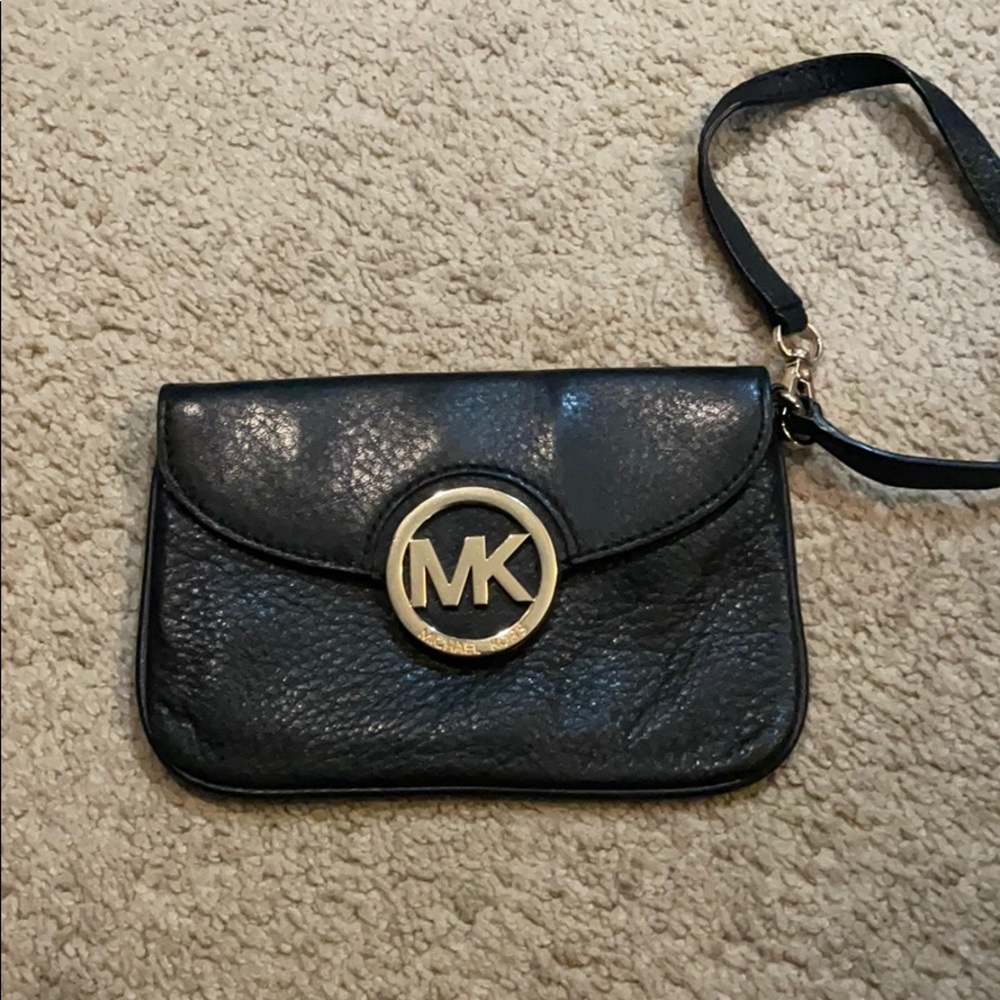 Black MK change wallet